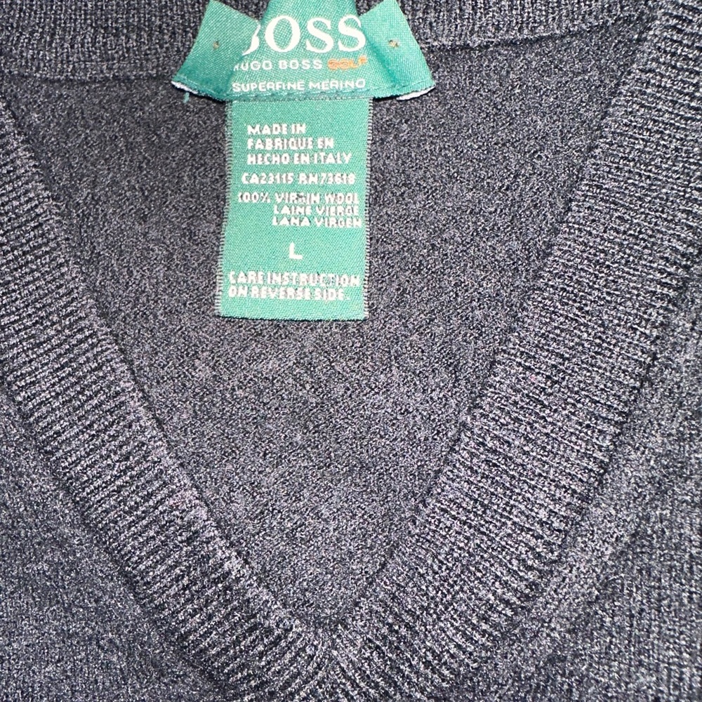 Hugo Boss black  V-Neck golf Sweater